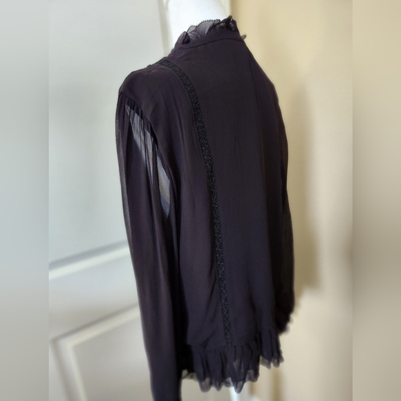 NEW NWT Laia Anthropologie Black Top Size XL - Picture 3 of 9